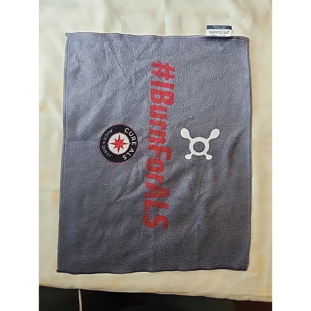 Pro Towels Sports Towel #1 Burn For ALS Cure ALS Augie's Quest